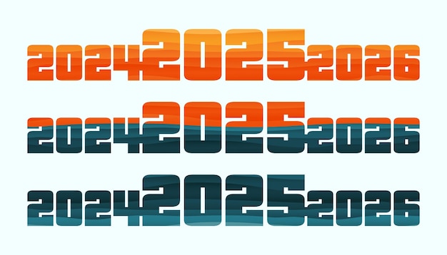 Cartel horizontal de tipografía de línea de tiempo extendida