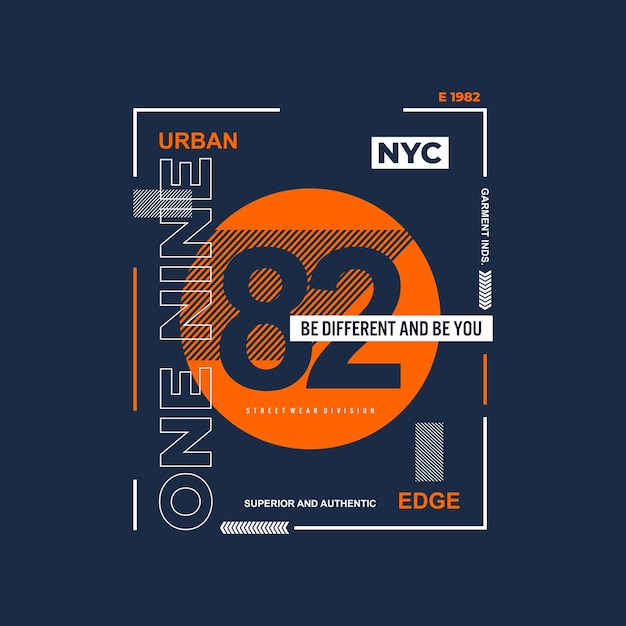 Cartel de impresión de tipografía de diseño de prendas y camisetas vectoriales de moda de Nueva York