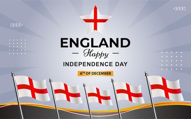 Cartel de Inglaterra para el Día de la Independencia