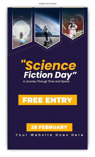 un cartel de un libro de ciencia ficción muestra un lugar para visitar