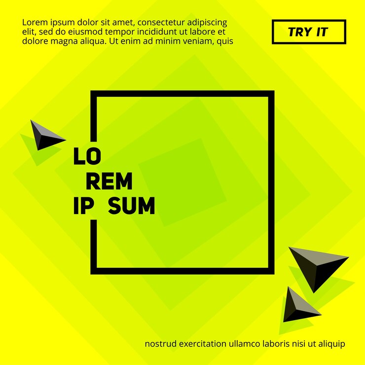 Vector cartel de limón mínimo