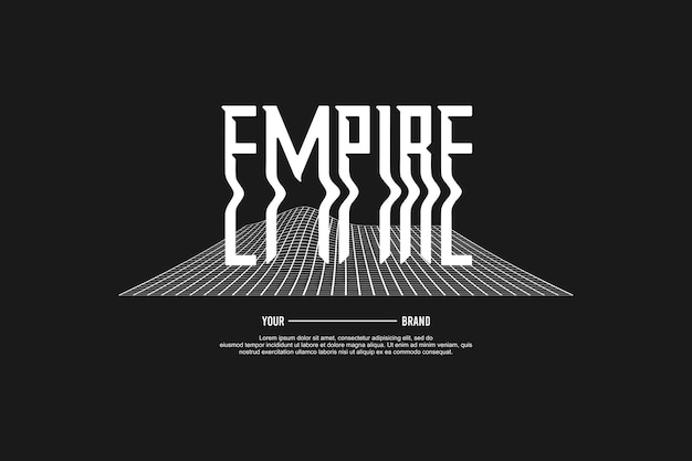 el cartel de la línea del imperio