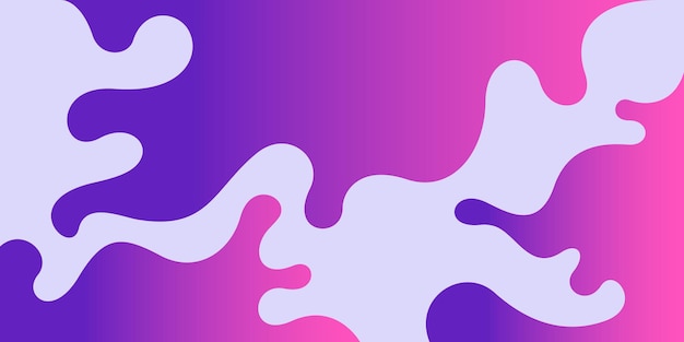 Cartel luminoso con ondas dinámicas. Ilustración de vector de estilo plano mínimo