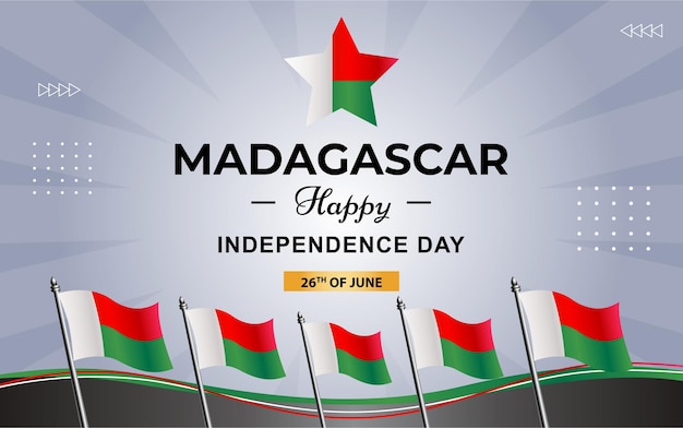 Cartel de Madagascar para el Día de la Independencia