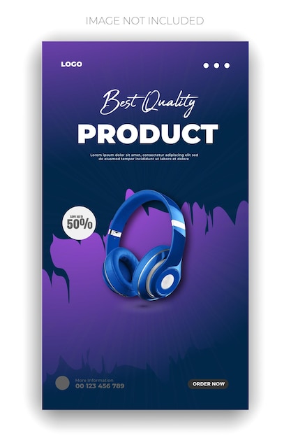un cartel para el mejor producto por el mejor producto
