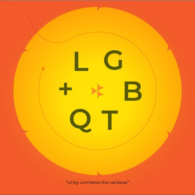 El cartel del mes del orgullo