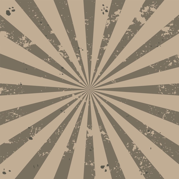 Cartel monocromo cuadrado retro maravilloso de Lofi Grunge con ilustración de vector de rayos