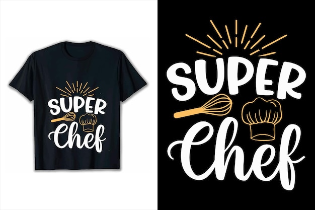 Vector cartel motivacional diseño de citas inspiradoras diseño de camisetas de súper chef