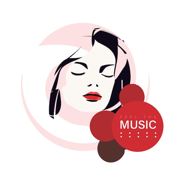 Vector cartel musical concurso del festival instrumentos musicales un conjunto de ilustraciones vectoriales minimalismo