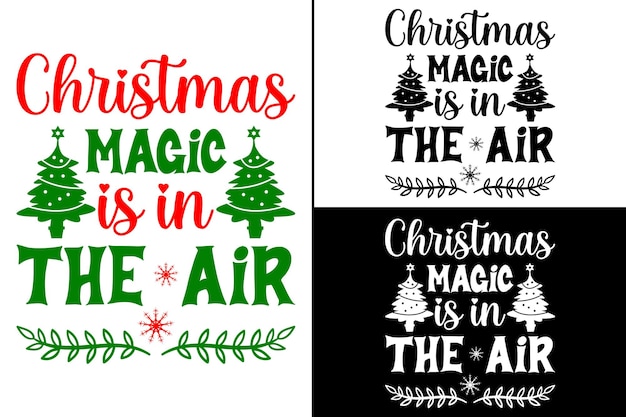 un cartel para Navidad está escrito por el artista de la magia