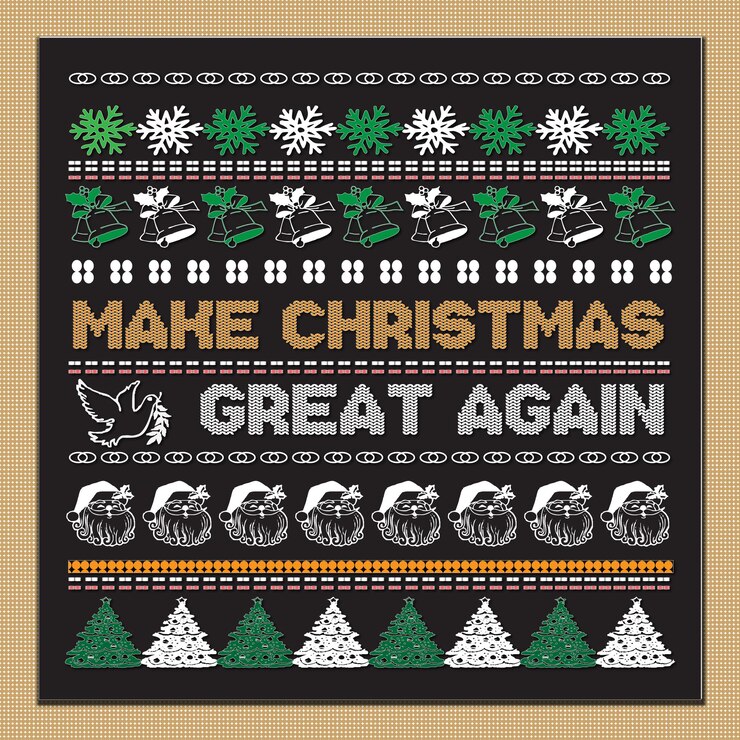 Un cartel de Navidad