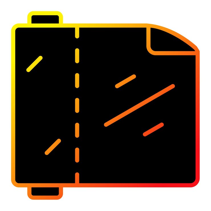 Vector un cartel negro y naranja que dice que no hay cruce de peatones