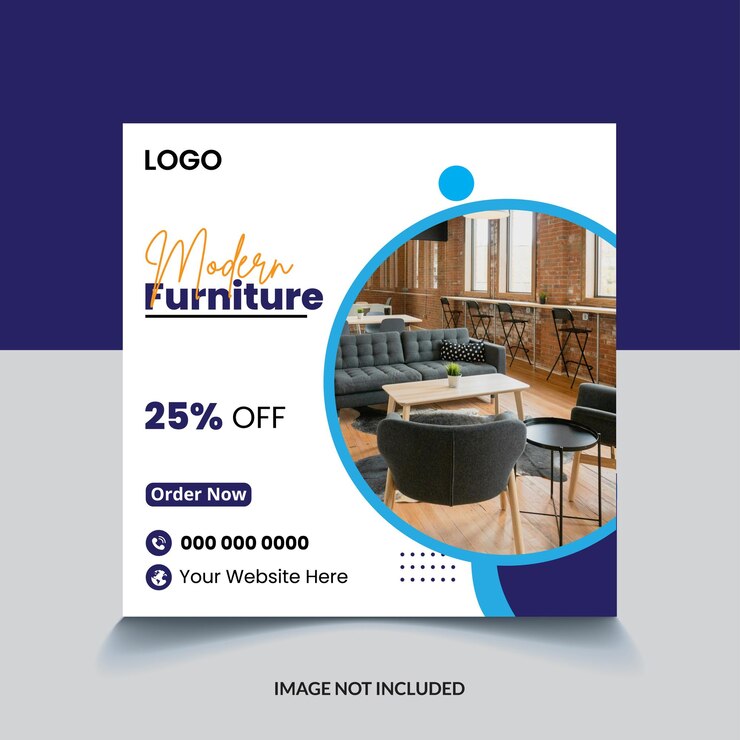 un cartel para la nueva tienda de muebles