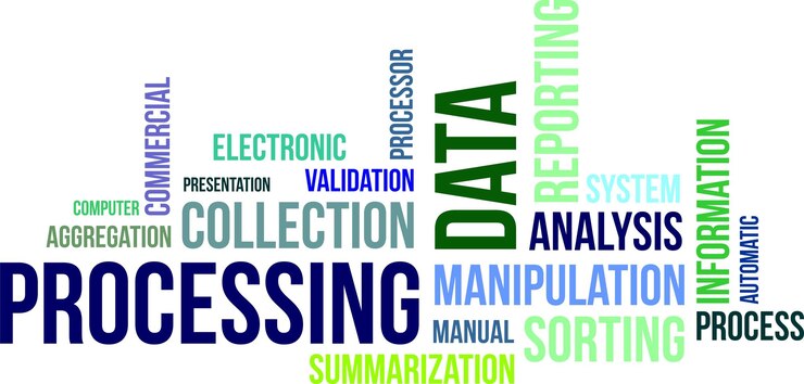 Vector un cartel con las palabras datos y datos escritos en él