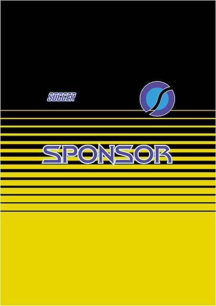 un cartel para el patrocinador de la marca para la competencia de la compañía