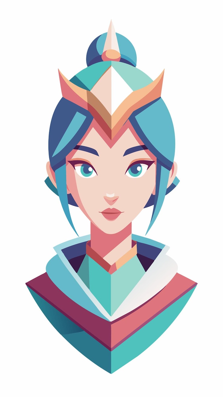 Vector un cartel para un personaje de anime llamado personaje de televisión
