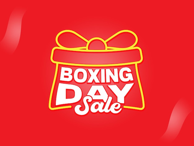 Cartel y plantilla de banner de venta del día de boxeo
