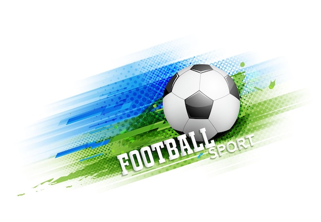 Vector cartel de plantilla de torneo de competición de fútbol o fútbol o diseño de vector de banner.