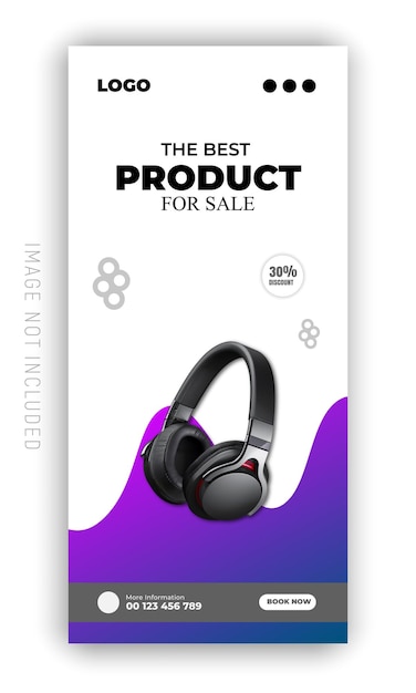 un cartel promocional para el mejor producto a la venta