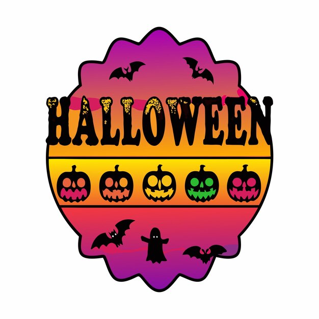 un cartel que dice Halloween en él