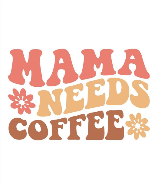 Un cartel que dice "mamá necesita café".