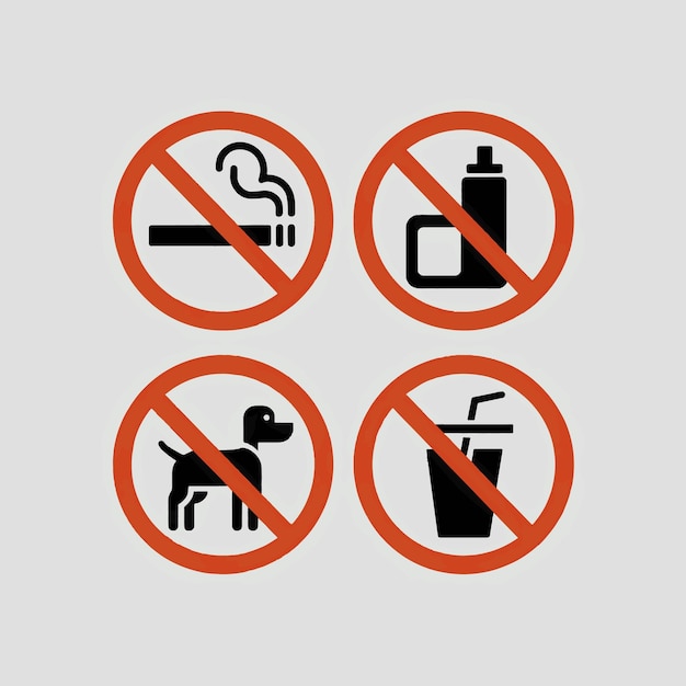 un cartel que dice no fumar y no fumar