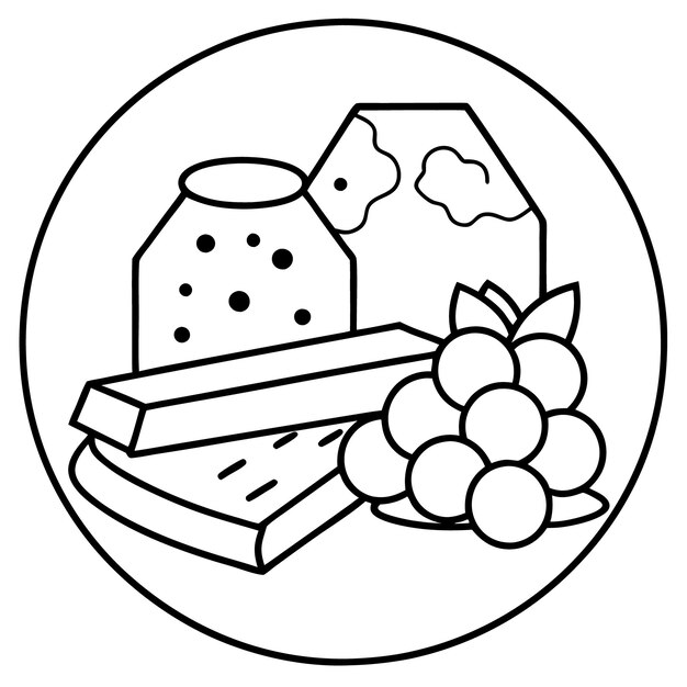 un cartel que dice queso en él