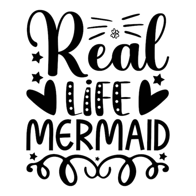 Un cartel que dice sirena de la vida real.