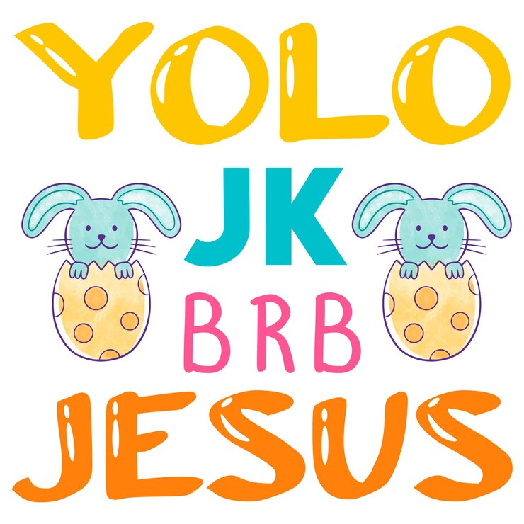 Vector un cartel que dice yolo y jesus en el