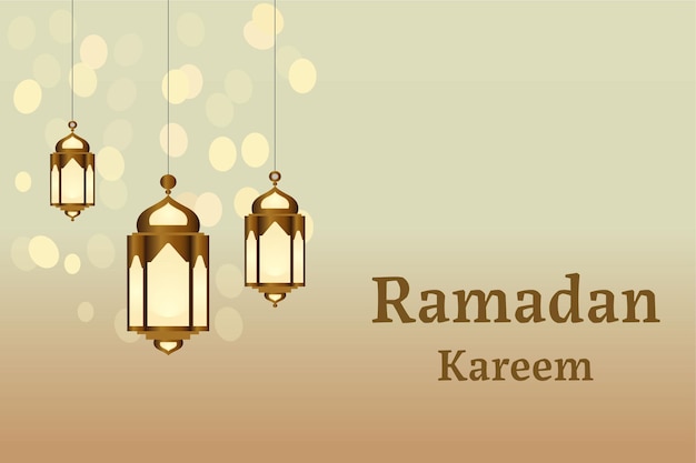 Vector cartel de ramadán kareem eid