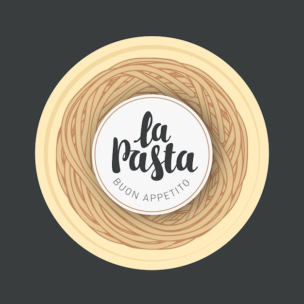 Vector cartel para restaurante italiano