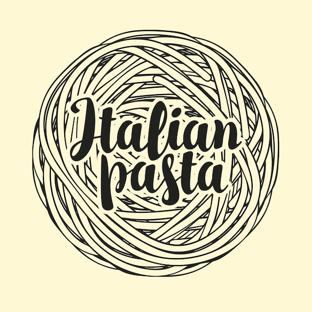 Vector cartel para restaurante italiano