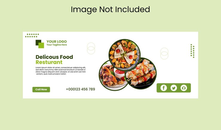Vector un cartel para un restaurante llamado un restaurante llamadophoto