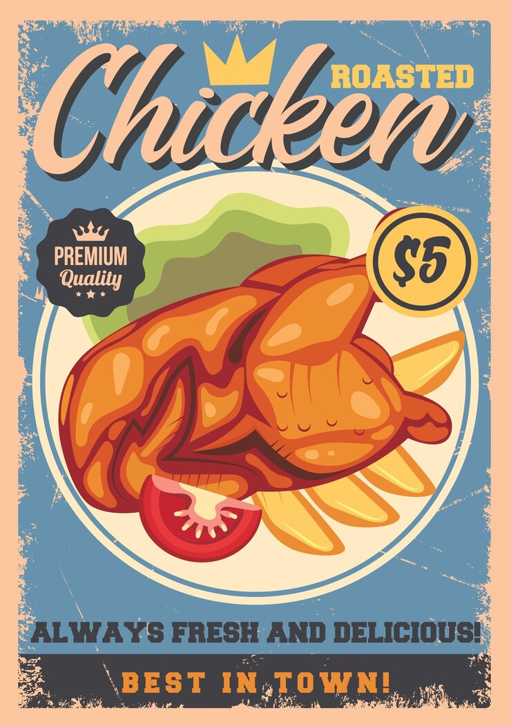 Vector un cartel para un restaurante de mariscos que tiene la imagen de un cangrejo.