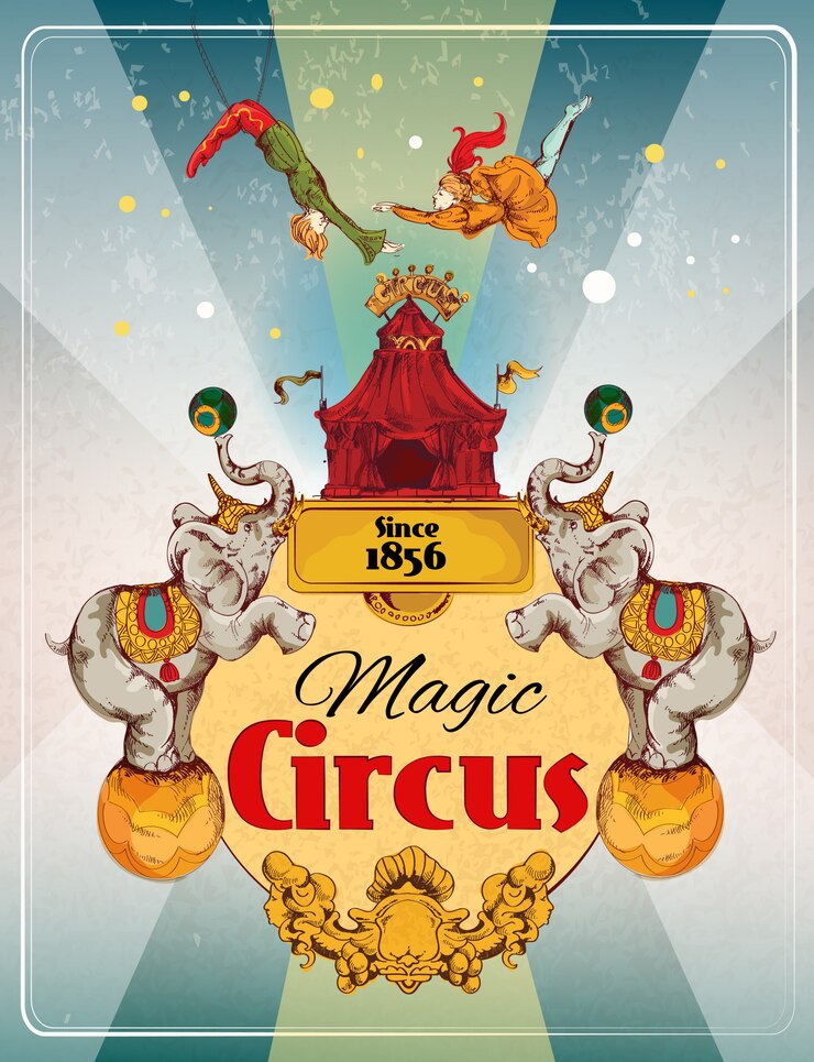 Cartel retro circo