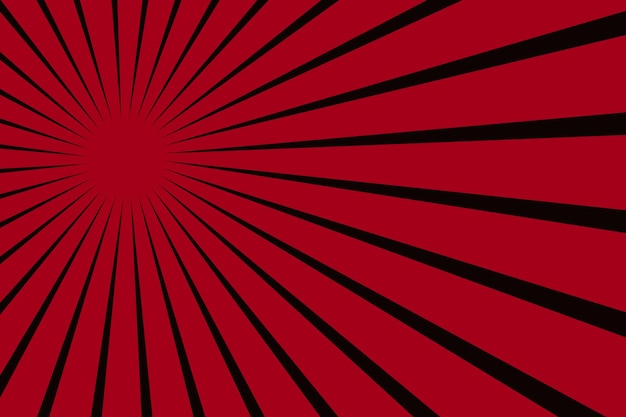 un cartel rojo con un fondo negro y rojo que dice rojo