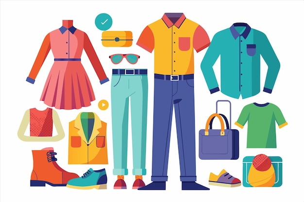 un cartel de ropa incluyendo uno que dice cita la otra cita