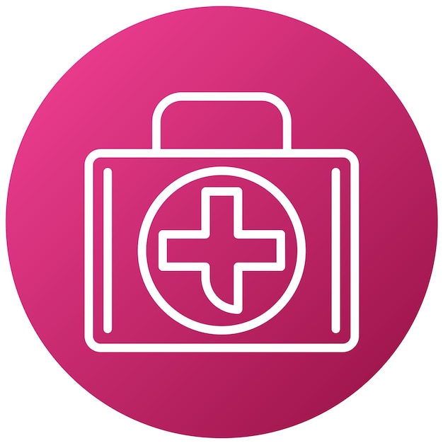 un cartel rosa y blanco que dice atención médica