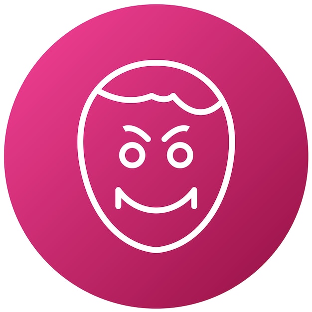 un cartel rosa y blanco que dice la cara de un hombre