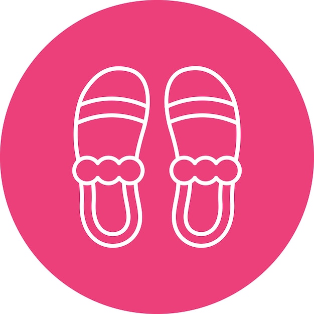 un cartel rosa y blanco que dice flip flops