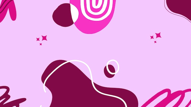 un cartel rosa con un fondo rosa con un punto blanco en él