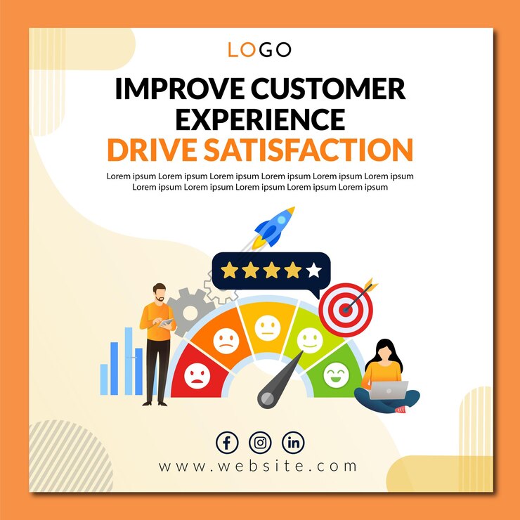 Vector un cartel para el sitio web llamado obtener su experiencia
