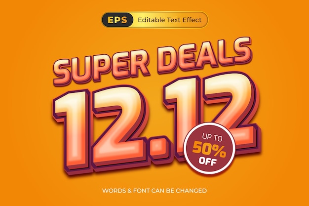 un cartel para la súper venta con la palabra súper ofertas 1212 escrito en él