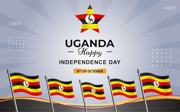 Cartel de Uganda para el Día de la Independencia