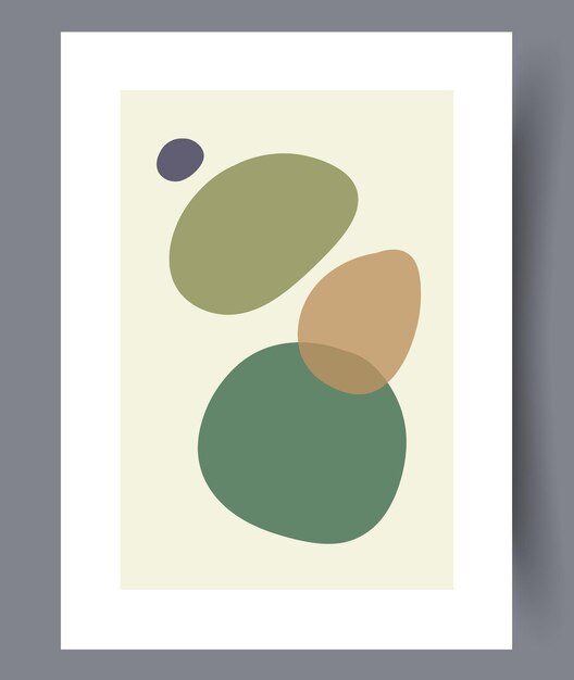 Cartel de vector de arte de pared imprimible conjunto vector