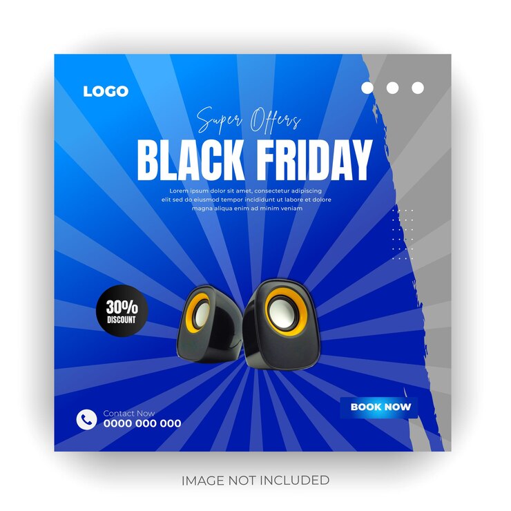 Vector un cartel para la venta de black friday se muestra en un fondo blanco