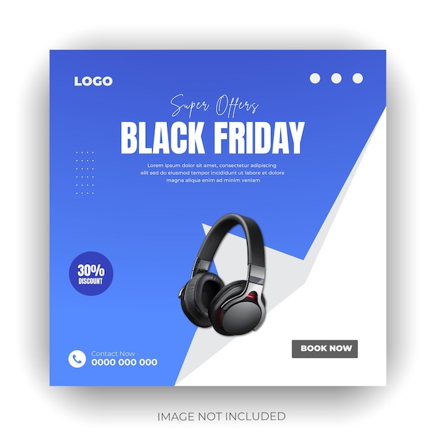 un cartel para la venta del Viernes Negro