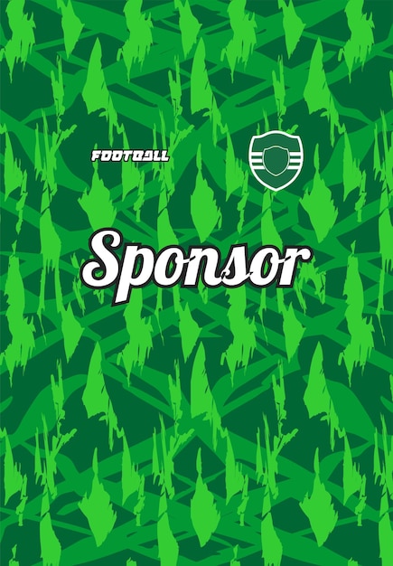 un cartel verde y blanco para el club de fútbol
