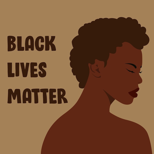 Cartel de la vida de las vidas negras