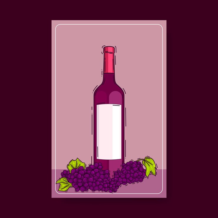 cartel de vino